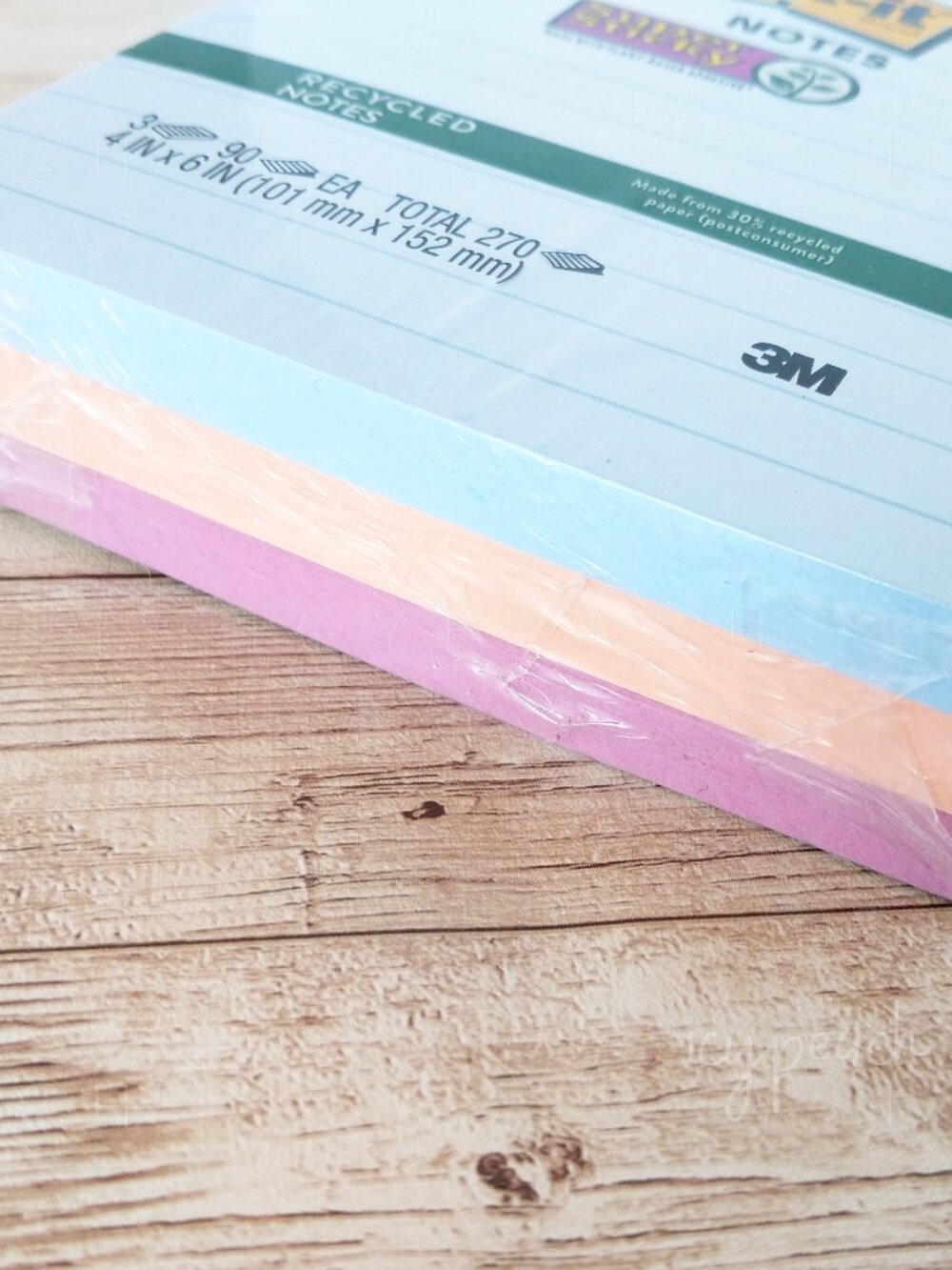 Post-it Notes Ruled Notepads 4”x6” New Bali Collection 3 Pads Super Sticky Lined - Picture 3 of 8